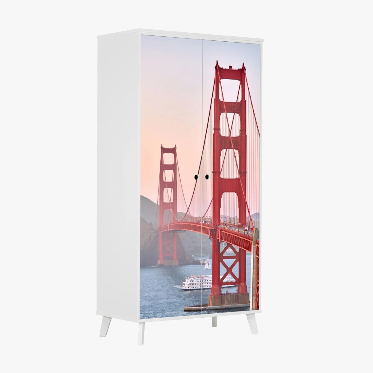 Pegatina para armario panorámica del puente Golden Gate en San Francisco – Pixers® Pegatina para armario panorámica del puente Golden Gate en San Francisco – Pixers®