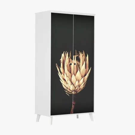 Pegatina para armario protea seca sobre fondo oscuro y minimalista – Pixers®