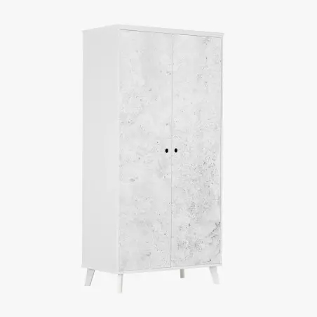 Pegatina para armario textura de hormigón gris minimalista para decoración – Pixers®