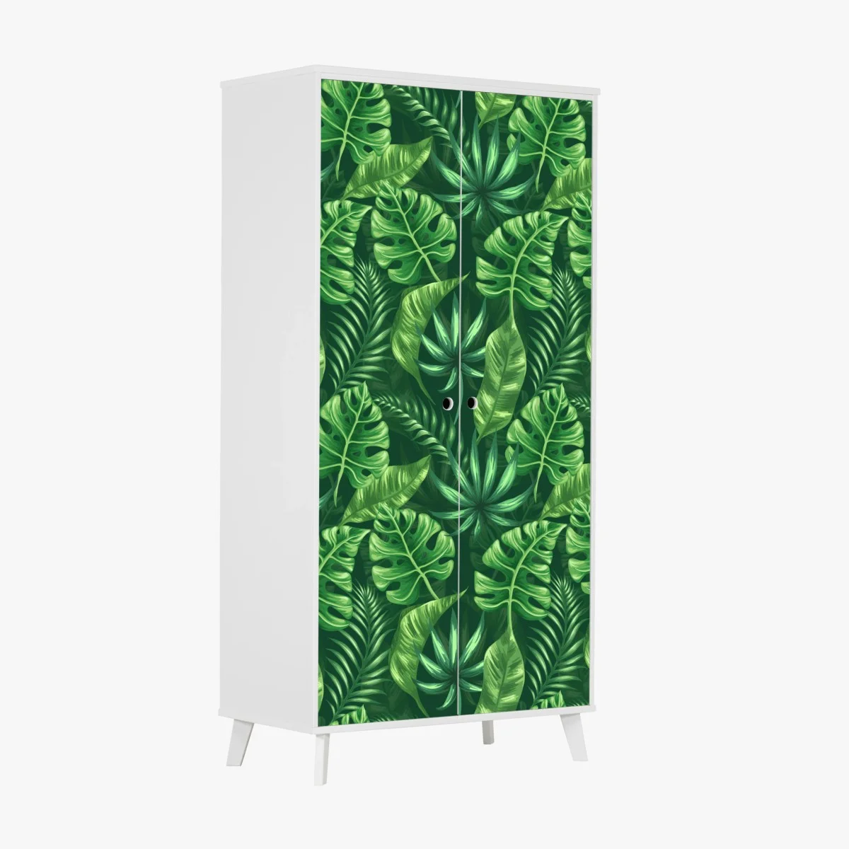 Pegatina para armario estampado tropical de hojas verdes – Pixers® Pegatina para armario estampado tropical de hojas verdes – Pixers®