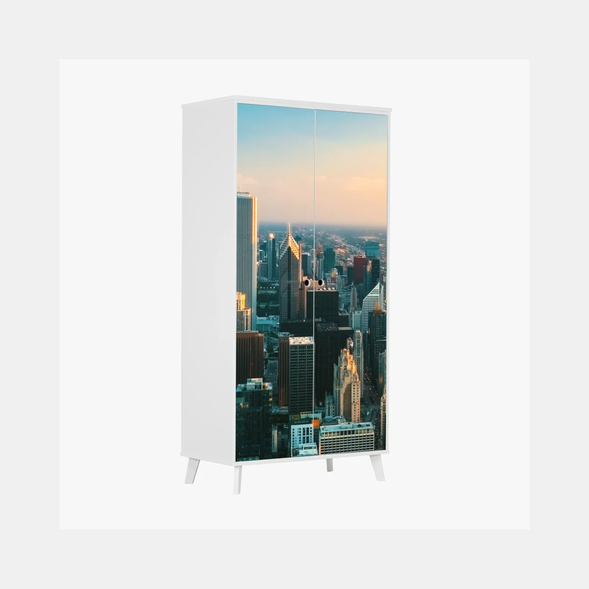 Pegatina para armario puesta de sol sobre Chicago: horizonte urbano moderno – Pixers® Pegatina para armario puesta de sol sobre Chicago: horizonte urbano moderno – Pixers®