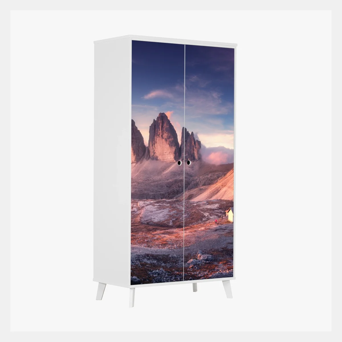 Pegatina para armario amanecer en las Dolomitas con picos imponentes – Pixers® Pegatina para armario amanecer en las Dolomitas con picos imponentes – Pixers®