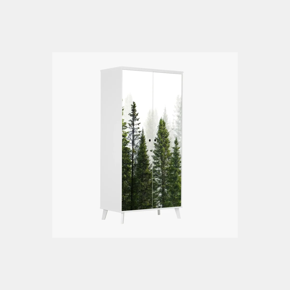 Pegatina para armario bosque de abetos en niebla – Pixers® Pegatina para armario bosque de abetos en niebla – Pixers®
