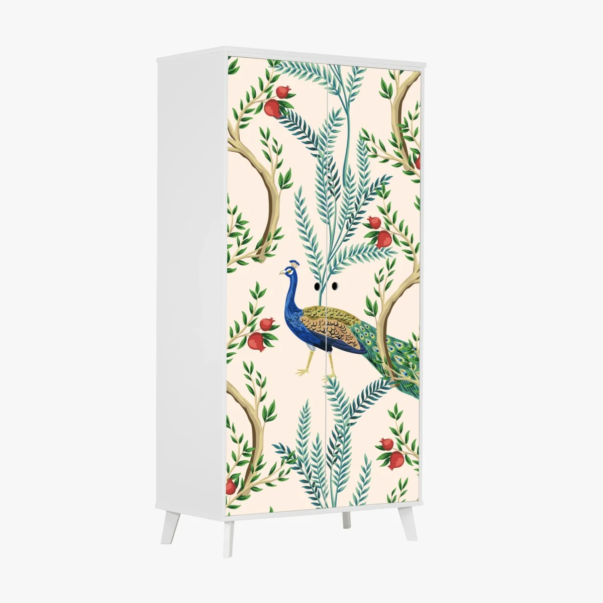 Pegatina para armario pavo real entre granados y hojas tropicales – Pixers® Pegatina para armario pavo real entre granados y hojas tropicales – Pixers®