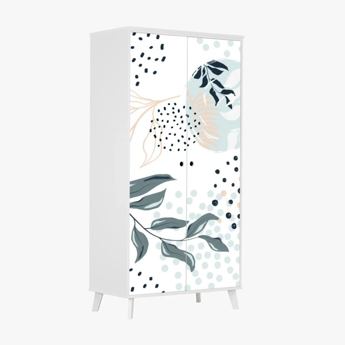 Pegatina para armario diseño botánico en tonos pastel – Pixers® Pegatina para armario diseño botánico en tonos pastel – Pixers®