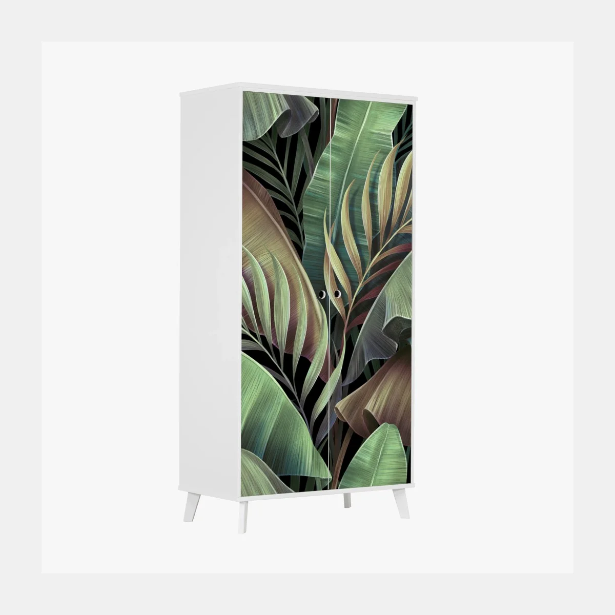 Pegatina para armario follaje tropical en tonos verdes – Pixers® Pegatina para armario follaje tropical en tonos verdes – Pixers®