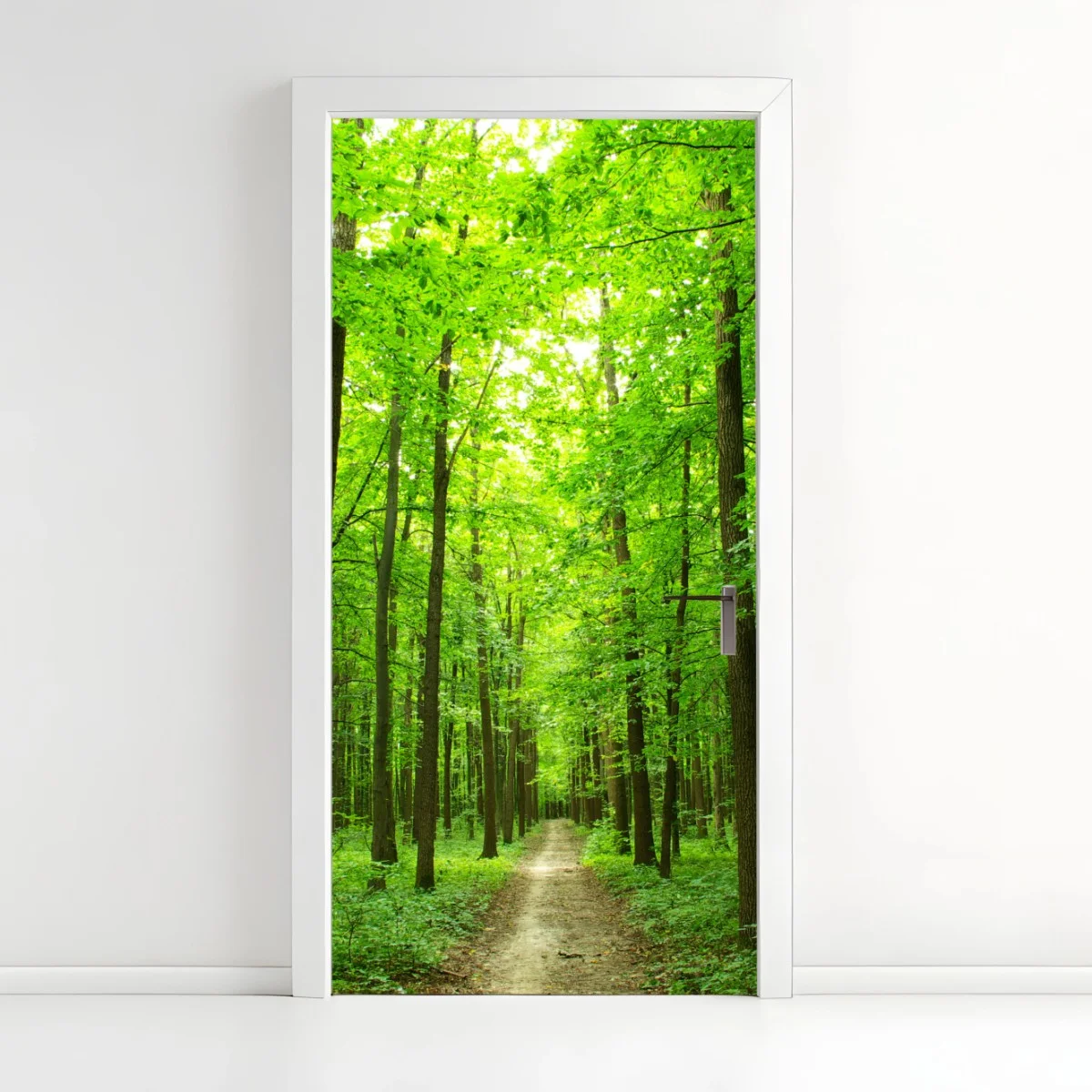 Pegatina para puerta sendero sereno en bosque verde – Pixers® Pegatina para puerta sendero sereno en bosque verde – Pixers®