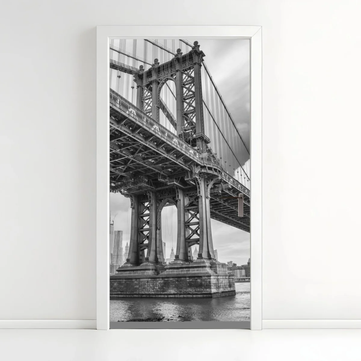 Pegatina para puerta gran angular del puente Manhattan – Pixers® Pegatina para puerta gran angular del puente Manhattan – Pixers®