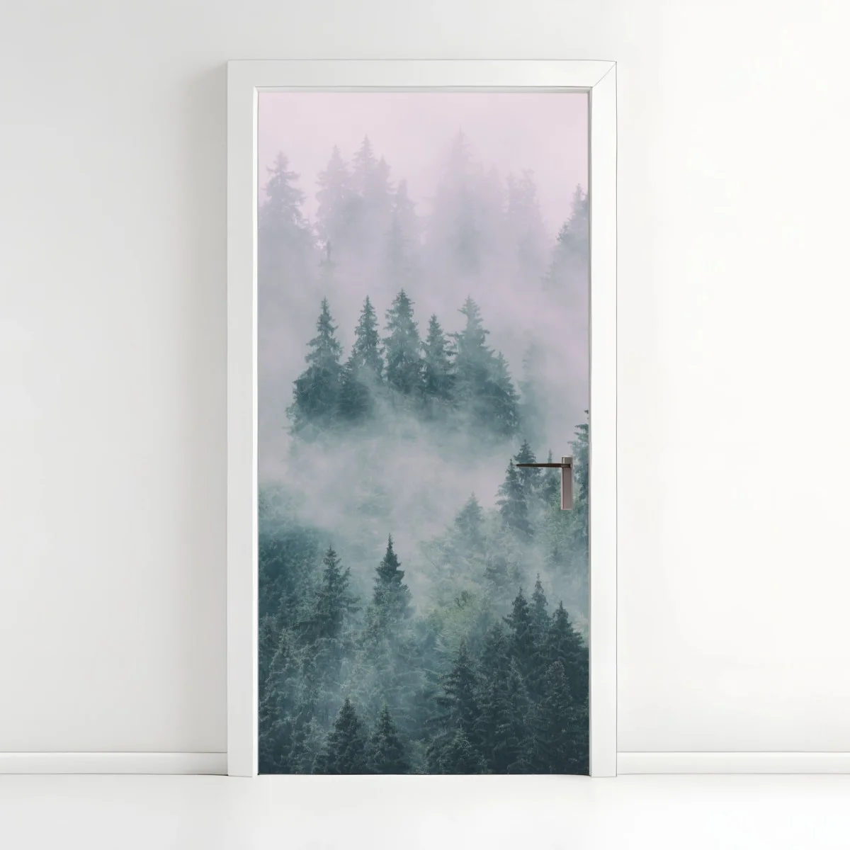 Pegatina para puerta bosque en la niebla, calma natural – Pixers® Pegatina para puerta bosque en la niebla, calma natural – Pixers®