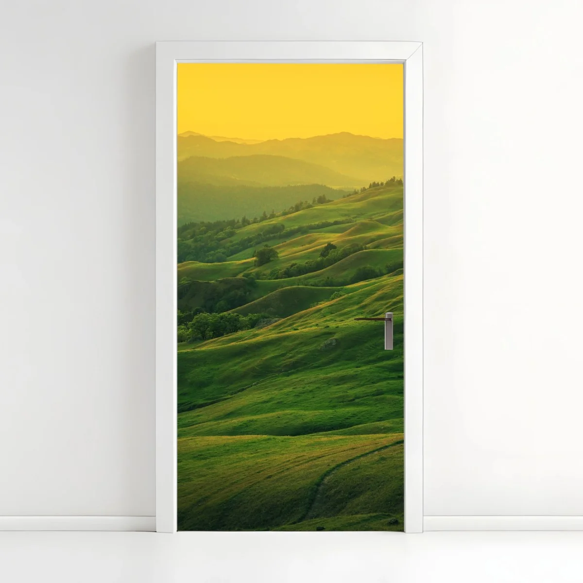 Pegatina para puerta vistas doradas de las colinas de California – Pixers® Pegatina para puerta vistas doradas de las colinas de California – Pixers®