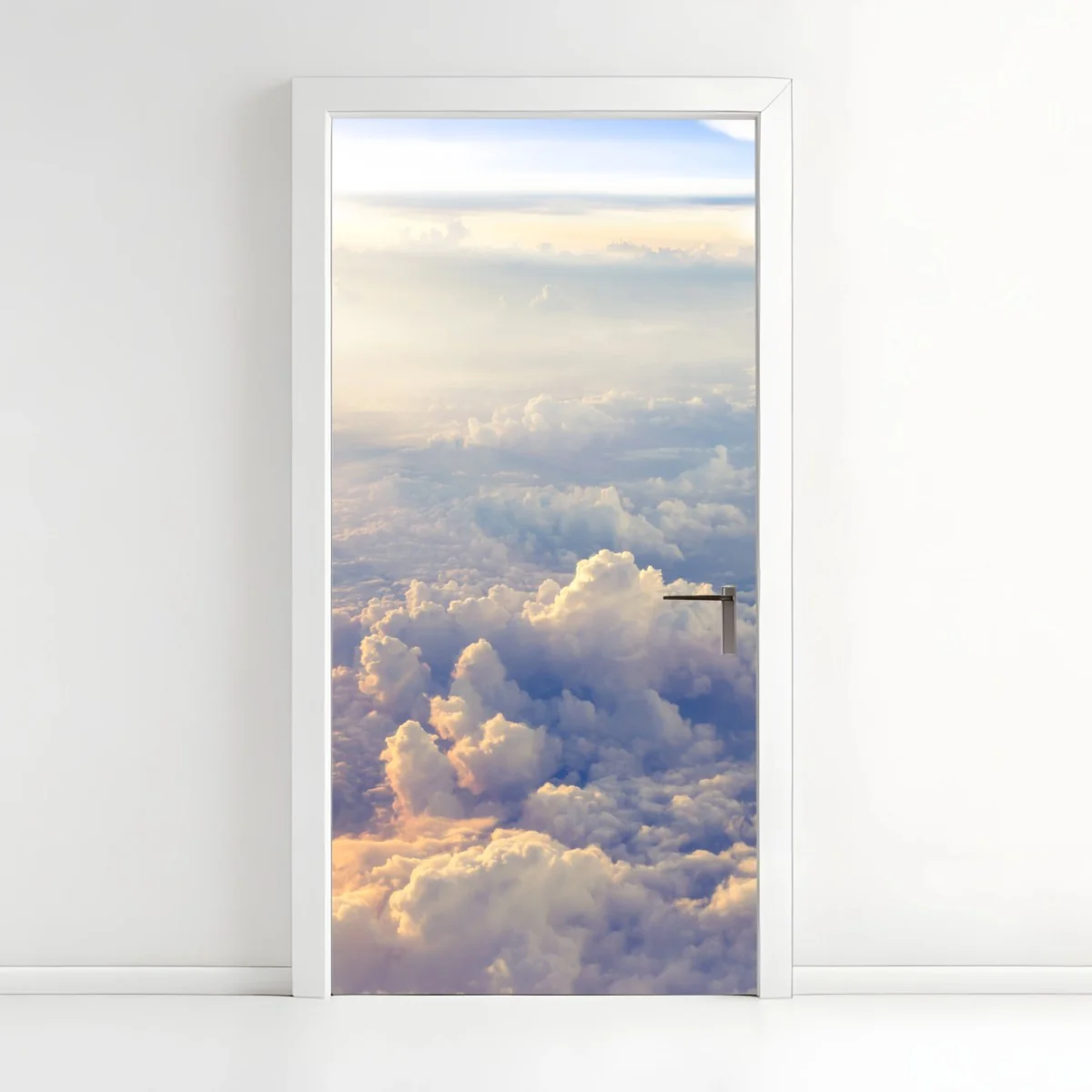 Pegatina para puerta amanecer entre nubes vista aérea serena – Pixers® Pegatina para puerta amanecer entre nubes vista aérea serena – Pixers®
