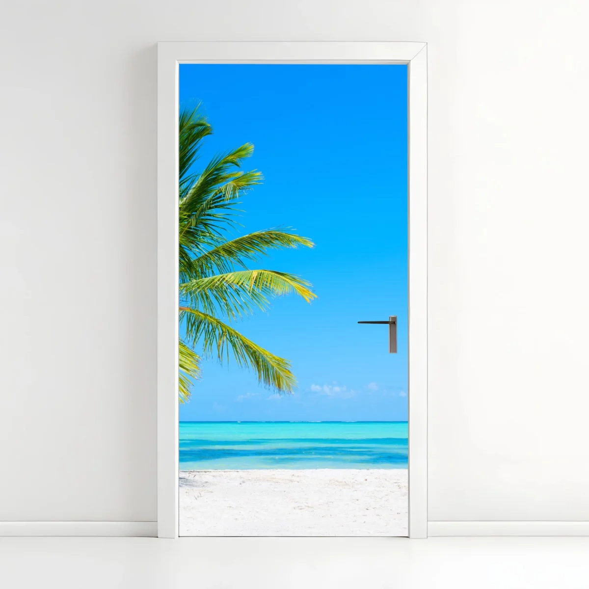 Pegatina para puerta playa tropical con palmera solitaria – Pixers® Pegatina para puerta playa tropical con palmera solitaria – Pixers®