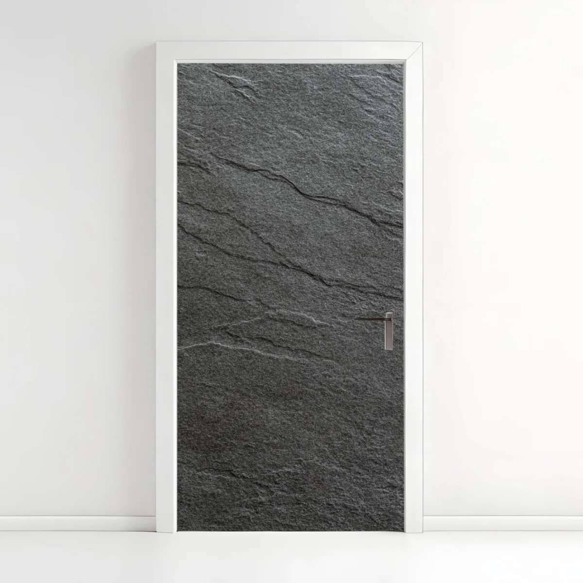 Pegatina para puerta textura de pizarra gris para decoración minimalista – Pixers® Pegatina para puerta textura de pizarra gris para decoración minimalista – Pixers®