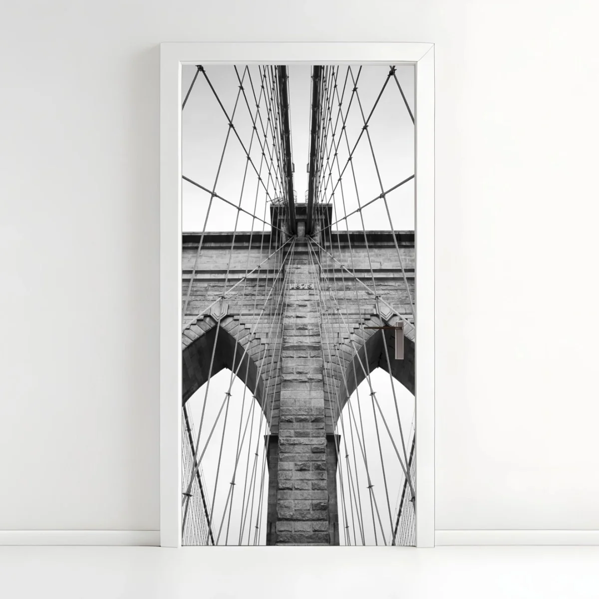 Pegatina para puerta vista monumental del puente de Brooklyn – Pixers® Pegatina para puerta vista monumental del puente de Brooklyn – Pixers®