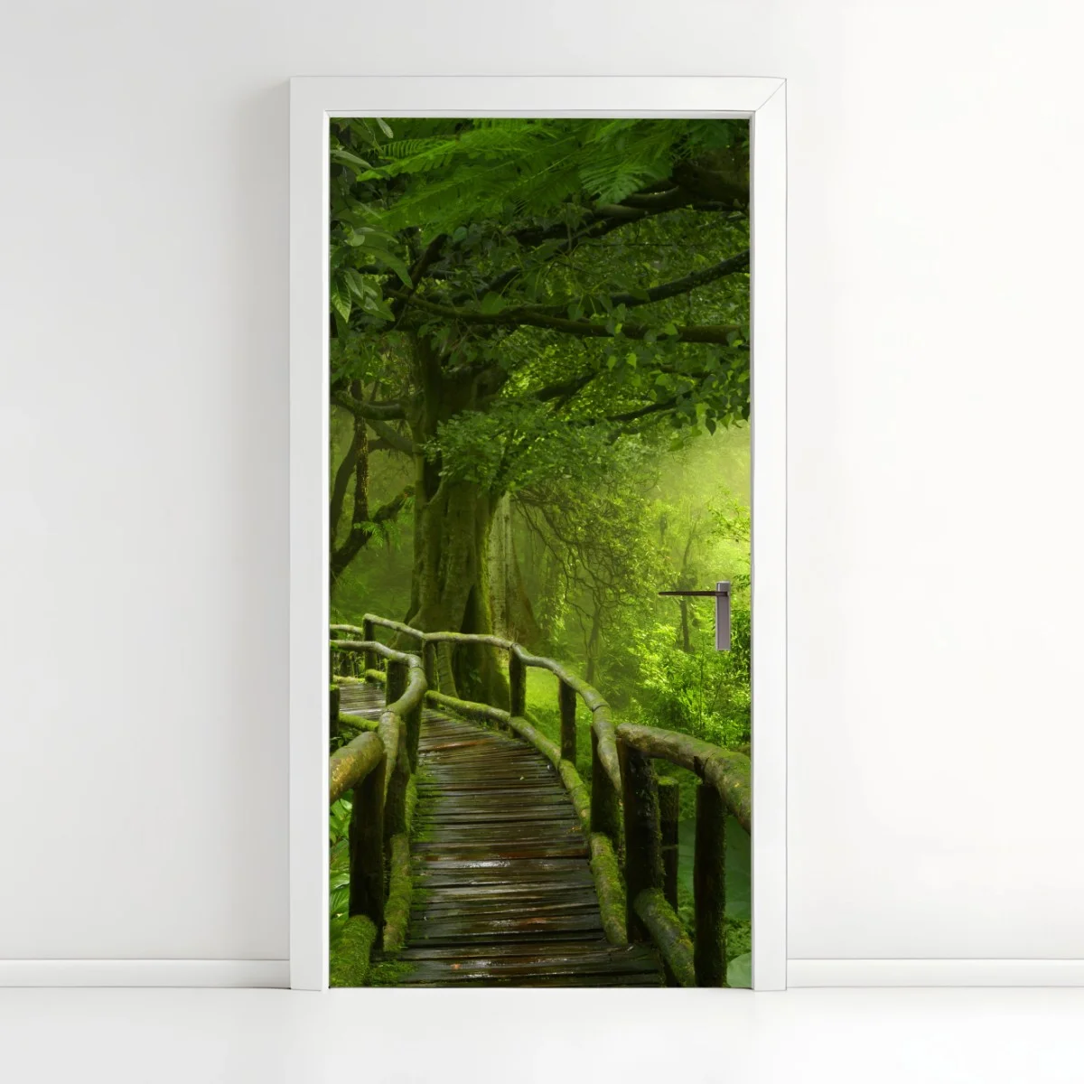 Pegatina para puerta sendero místico en la selva tropical – Pixers® Pegatina para puerta sendero místico en la selva tropical – Pixers®