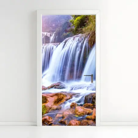 Pegatina para puerta cascada Jiulong en Luoping – Pixers®