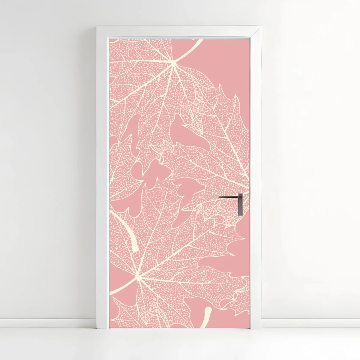 Pegatina para puerta estampado de hojas esqueletizadas en rosa – Pixers® Pegatina para puerta estampado de hojas esqueletizadas en rosa – Pixers®