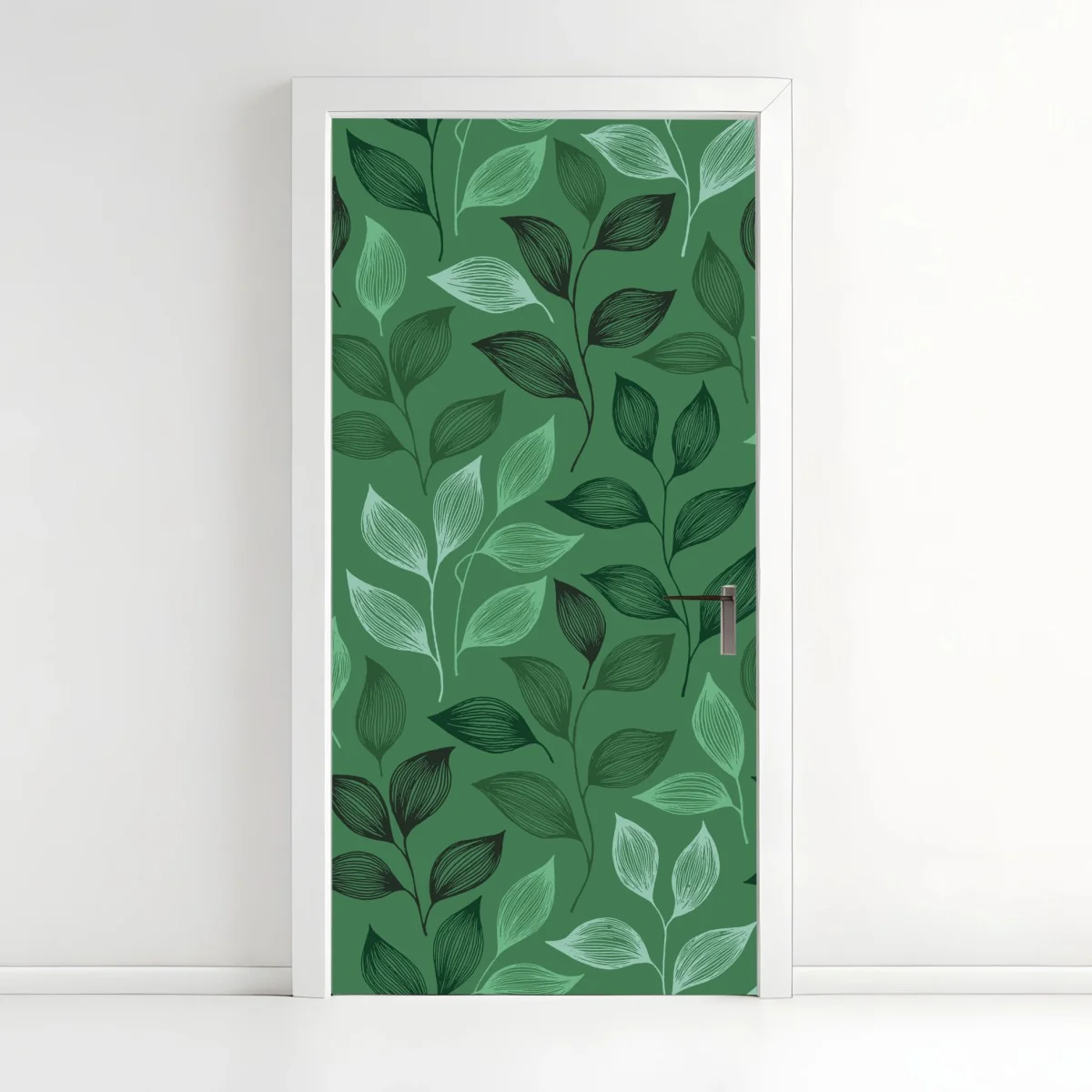 Pegatina para puerta diseño botánico de hojas verdes – Pixers® Pegatina para puerta diseño botánico de hojas verdes – Pixers®
