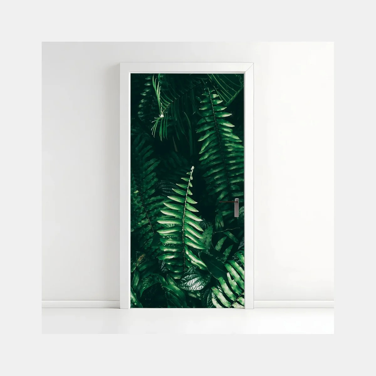 Pegatina para puerta jardín vertical de hojas tropicales en tono oscuro – Pixers® Pegatina para puerta jardín vertical de hojas tropicales en tono oscuro – Pixers®