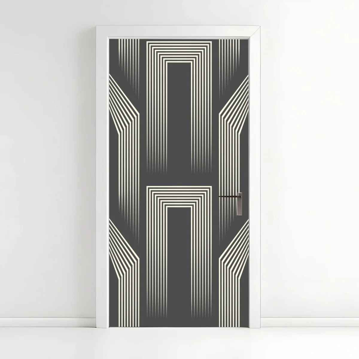Pegatina para puerta diseño geométrico celta en tonos neutros – Pixers® Pegatina para puerta diseño geométrico celta en tonos neutros – Pixers®