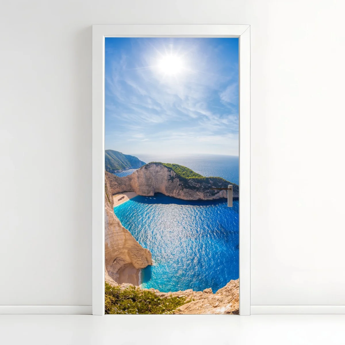 Pegatina para puerta impresionante bahía de Navagio en Zakynthos – Pixers® Pegatina para puerta impresionante bahía de Navagio en Zakynthos – Pixers®