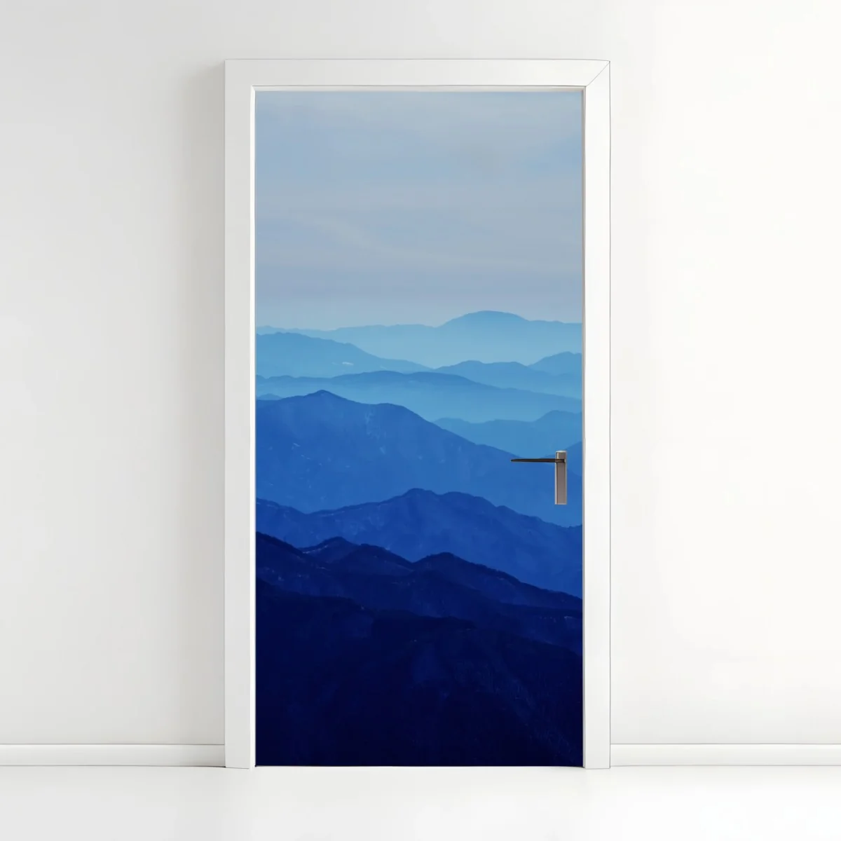 Pegatina para puerta cordillera en capas azules – Pixers® Pegatina para puerta cordillera en capas azules – Pixers®
