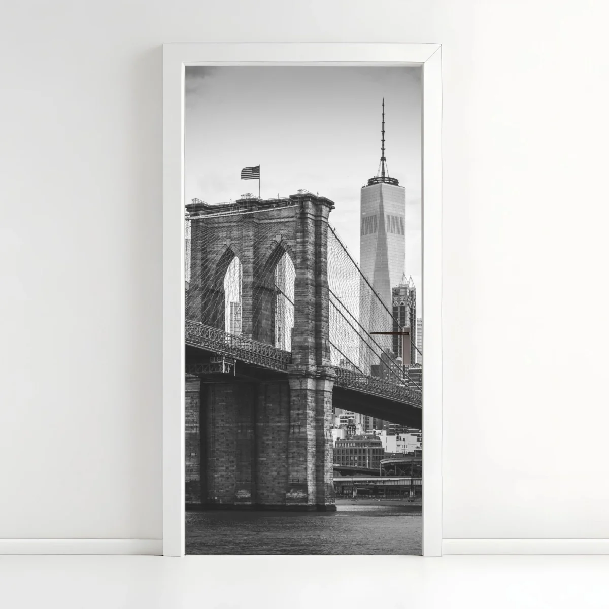 Pegatina para puerta panorama urbano puente de Brooklyn y horizonte de Nueva York – Pixers® Pegatina para puerta panorama urbano puente de Brooklyn y horizonte de Nueva York – Pixers®