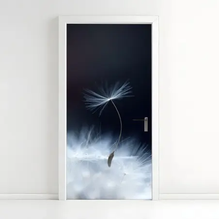 Pegatina para puerta susurro etéreo de diente de león – Pixers®