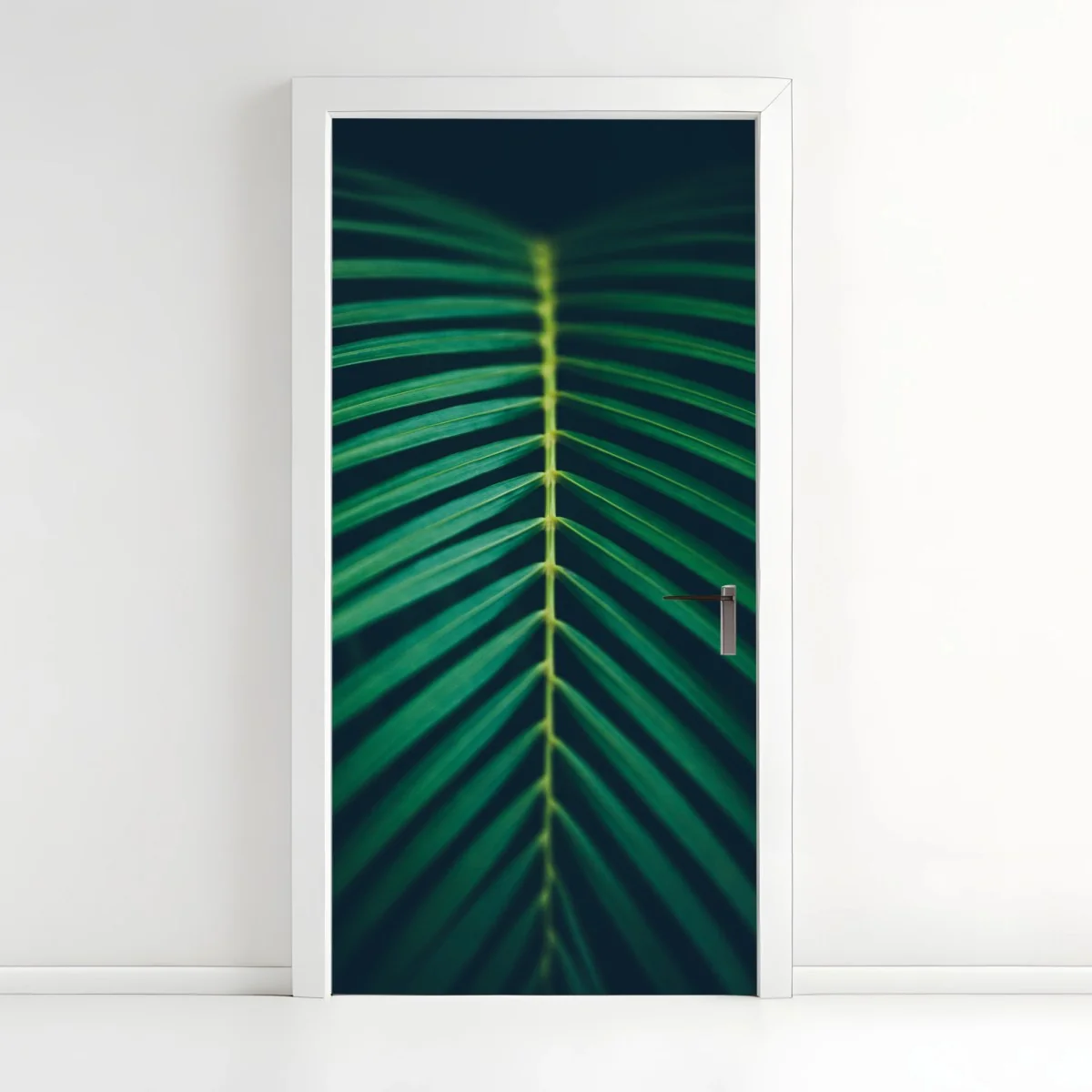Pegatina para puerta hoja de palma vertical minimalista – Pixers® Pegatina para puerta hoja de palma vertical minimalista – Pixers®