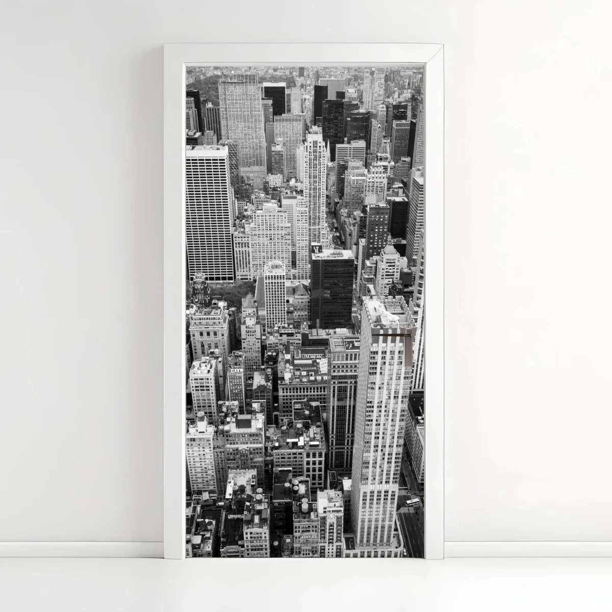 Pegatina para puerta mural panorámico de Nueva York en blanco y negro – Pixers® Pegatina para puerta mural panorámico de Nueva York en blanco y negro – Pixers®