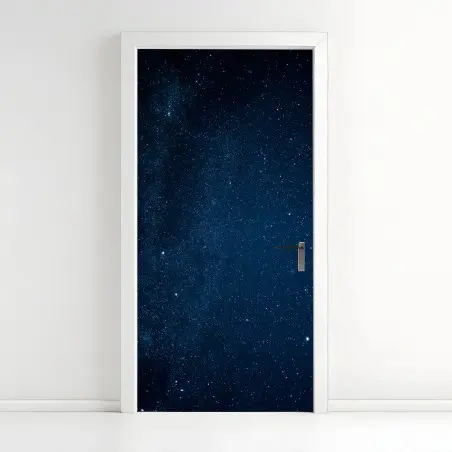 Pegatina para puerta cielo estrellado profundo – Pixers®
