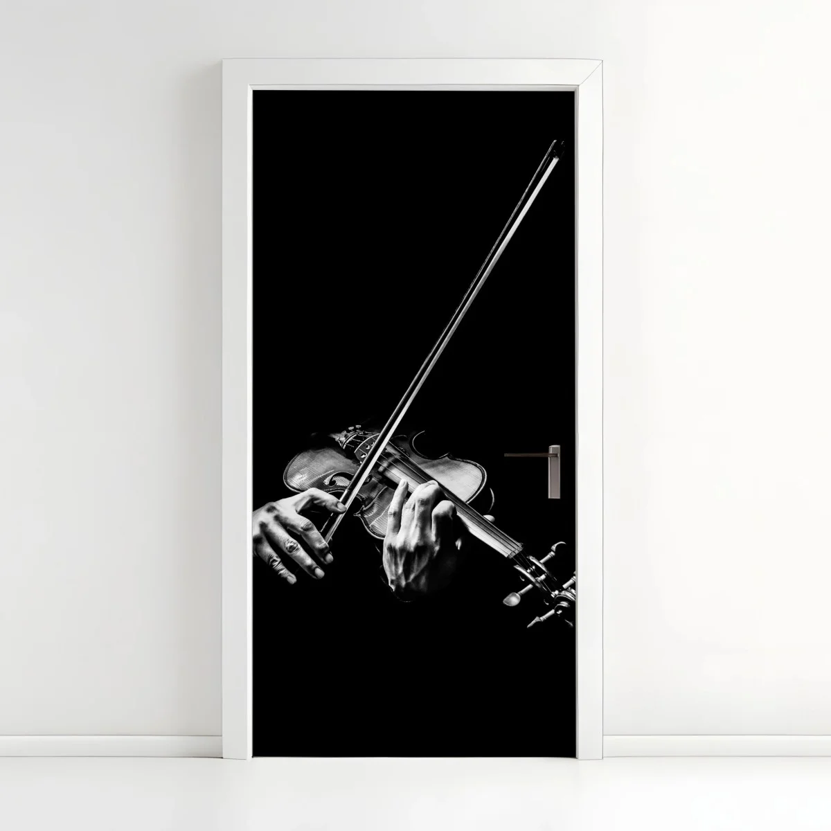 Pegatina para puerta intensidad del violín en blanco y negro – Pixers® Pegatina para puerta intensidad del violín en blanco y negro – Pixers®