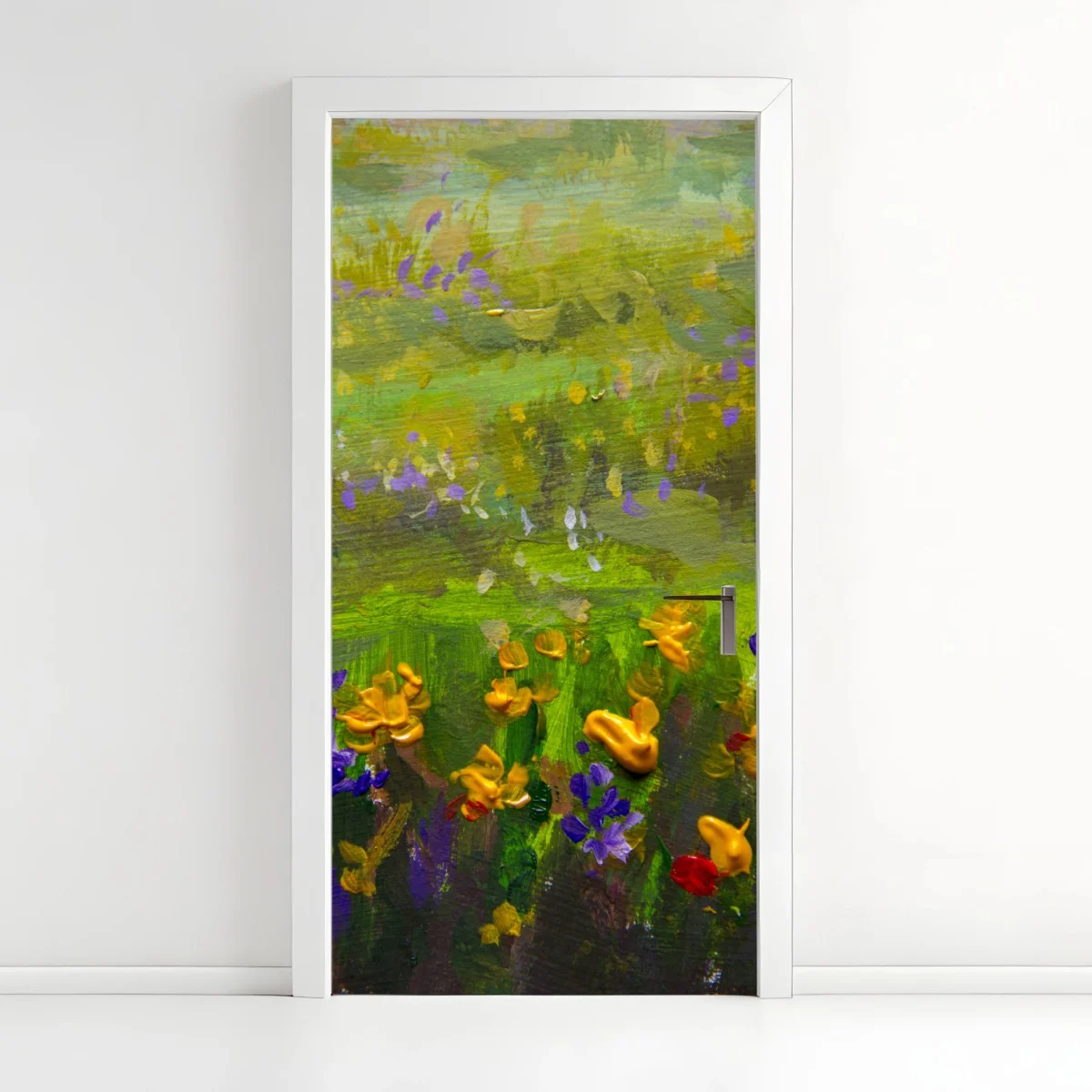 Pegatina para puerta prado de flores al óleo: paisaje impresionista vibrante – Pixers® Pegatina para puerta prado de flores al óleo: paisaje impresionista vibrante – Pixers®