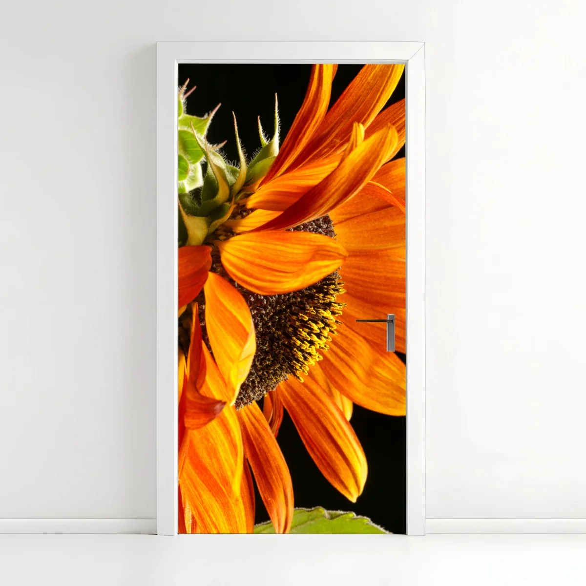 Pegatina para puerta girasol naranja en primer plano – Pixers® Pegatina para puerta girasol naranja en primer plano – Pixers®