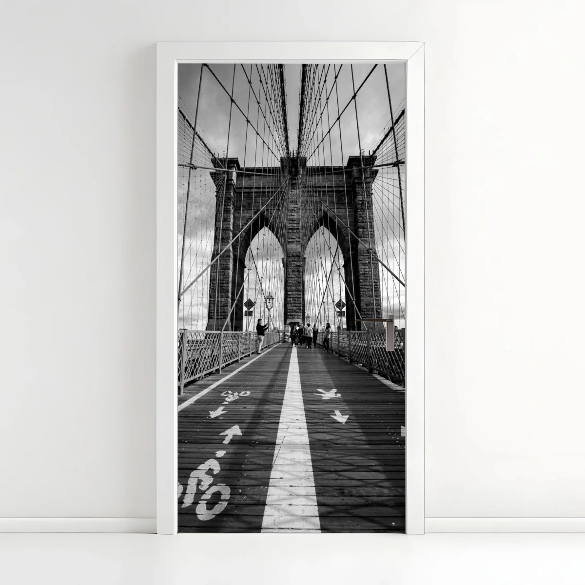 Pegatina para puerta perspectiva arquitectónica del puente de Brooklyn – Pixers® Pegatina para puerta perspectiva arquitectónica del puente de Brooklyn – Pixers®