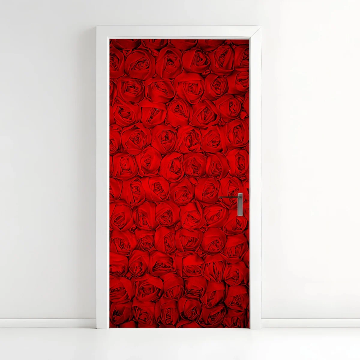 Pegatina para puerta pared de rosas rojas en patrón repetitivo – Pixers® Pegatina para puerta pared de rosas rojas en patrón repetitivo – Pixers®