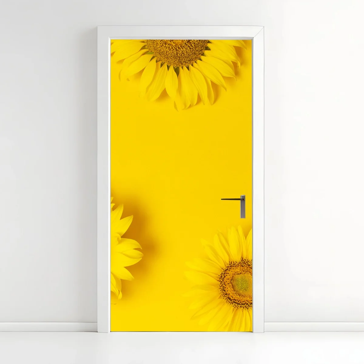 Pegatina para puerta girasoles sobre fondo amarillo vibrante – Pixers® Pegatina para puerta girasoles sobre fondo amarillo vibrante – Pixers®