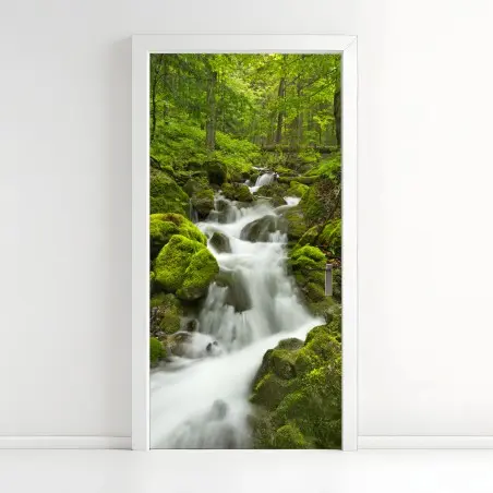 Pegatina para puerta oasis de agua en Slovenský Raj – Pixers®
