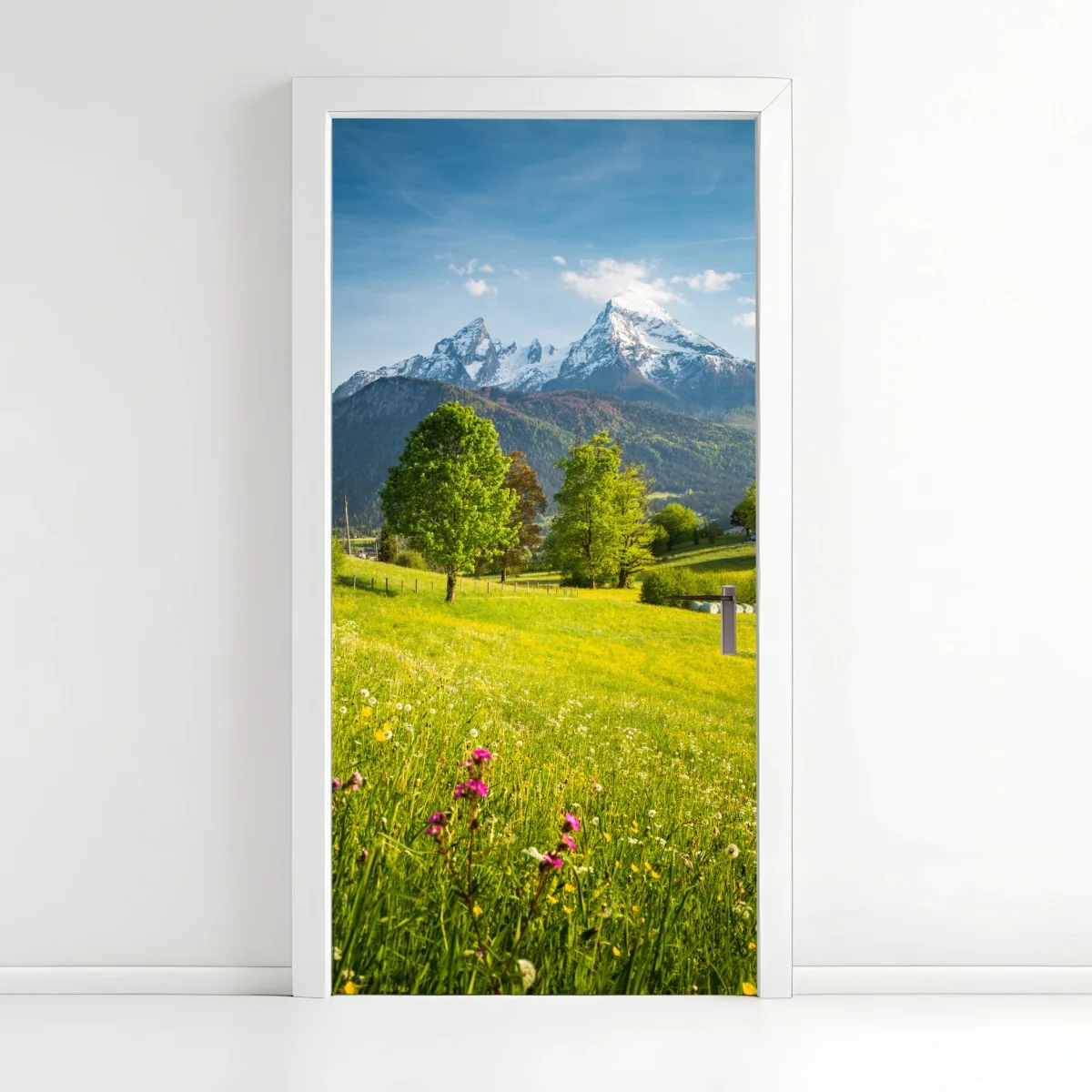Pegatina para puerta pradera alpina en primavera – Pixers® Pegatina para puerta pradera alpina en primavera – Pixers®