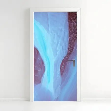 Pegatina para puerta bruma ártica en tinta alcohólica – Pixers®