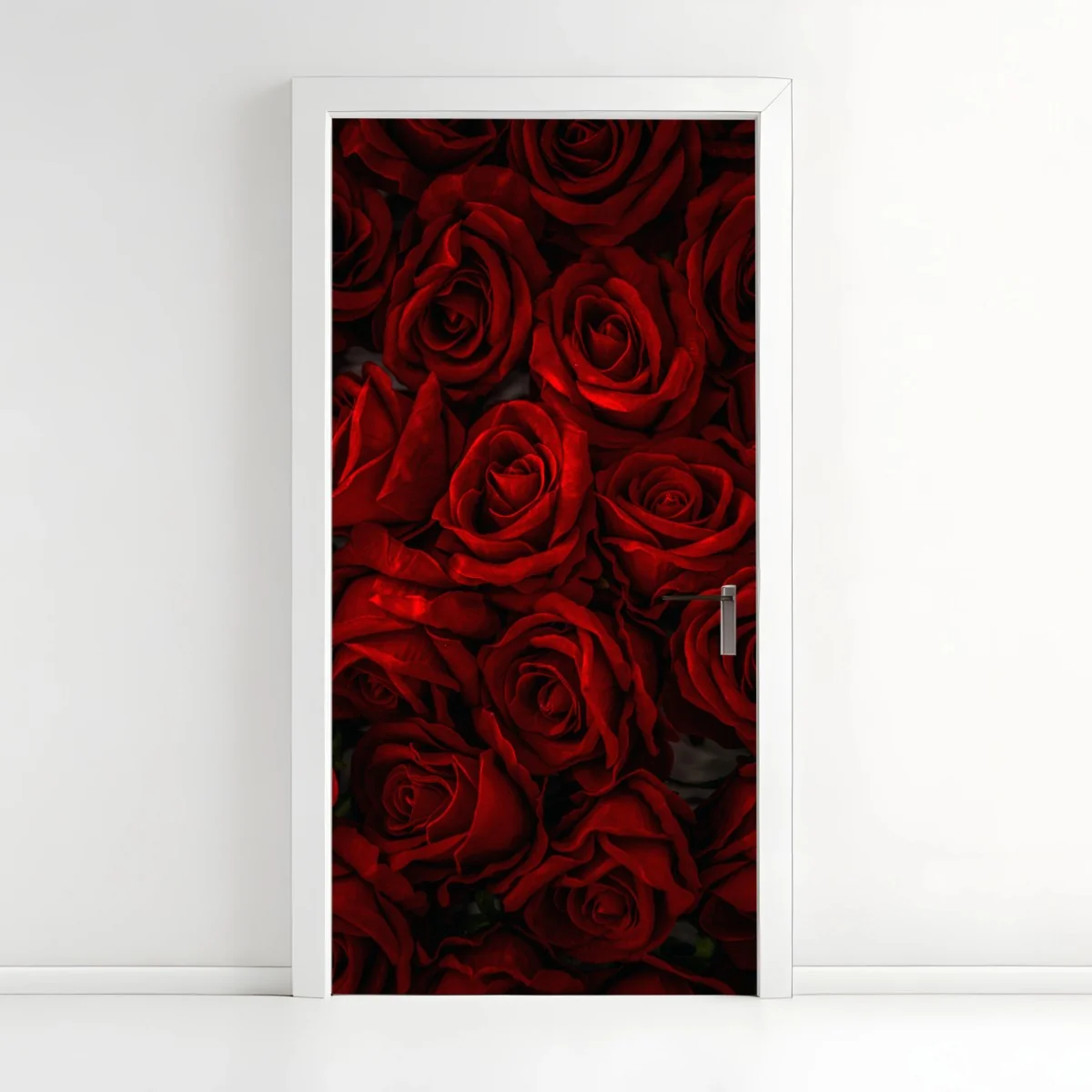 Pegatina para puerta mosaico de rosas rojas intensas – Pixers® Pegatina para puerta mosaico de rosas rojas intensas – Pixers®