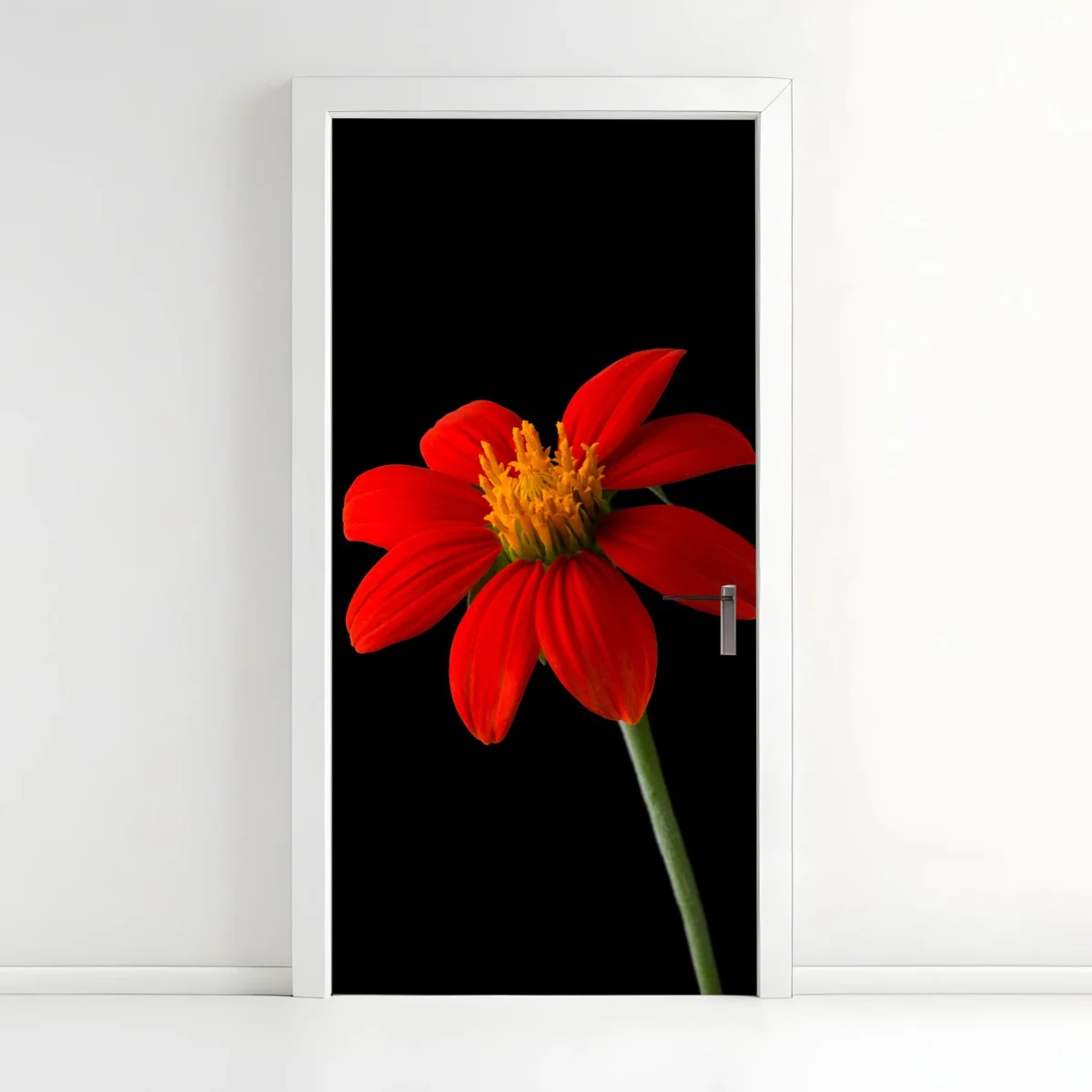 Pegatina para puerta girasol mexicano rojo sobre fondo negro – Pixers® Pegatina para puerta girasol mexicano rojo sobre fondo negro – Pixers®