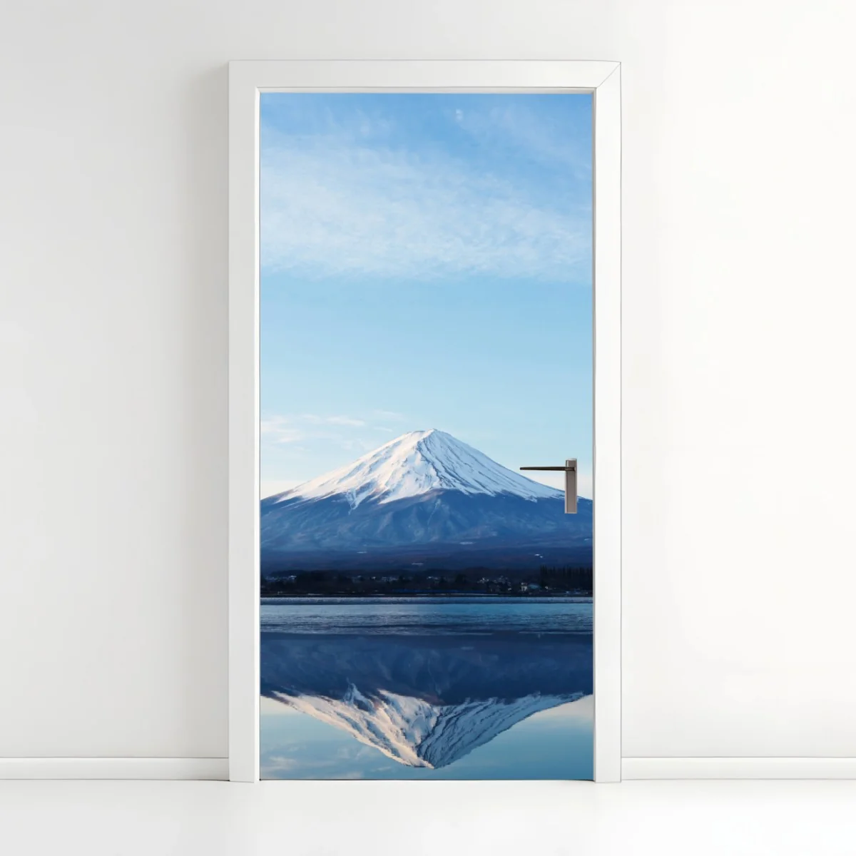 Pegatina para puerta paisaje sereno de Monte Fuji al amanecer – Pixers® Pegatina para puerta paisaje sereno de Monte Fuji al amanecer – Pixers®