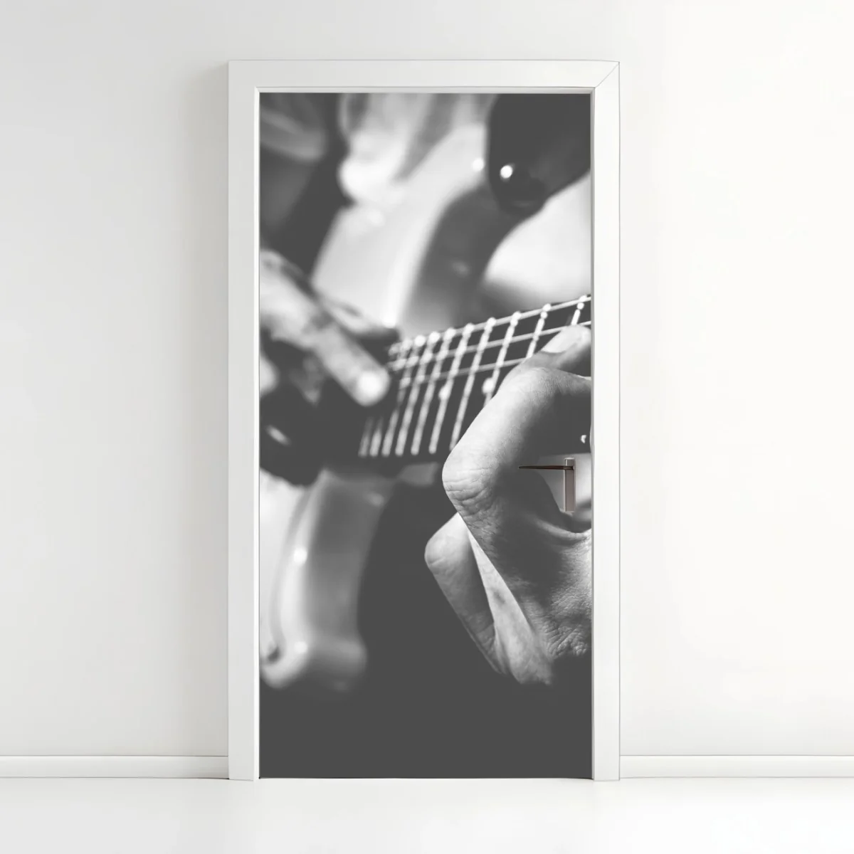 Pegatina para puerta manos sobre el mástil de la guitarra eléctrica – Pixers® Pegatina para puerta manos sobre el mástil de la guitarra eléctrica – Pixers®