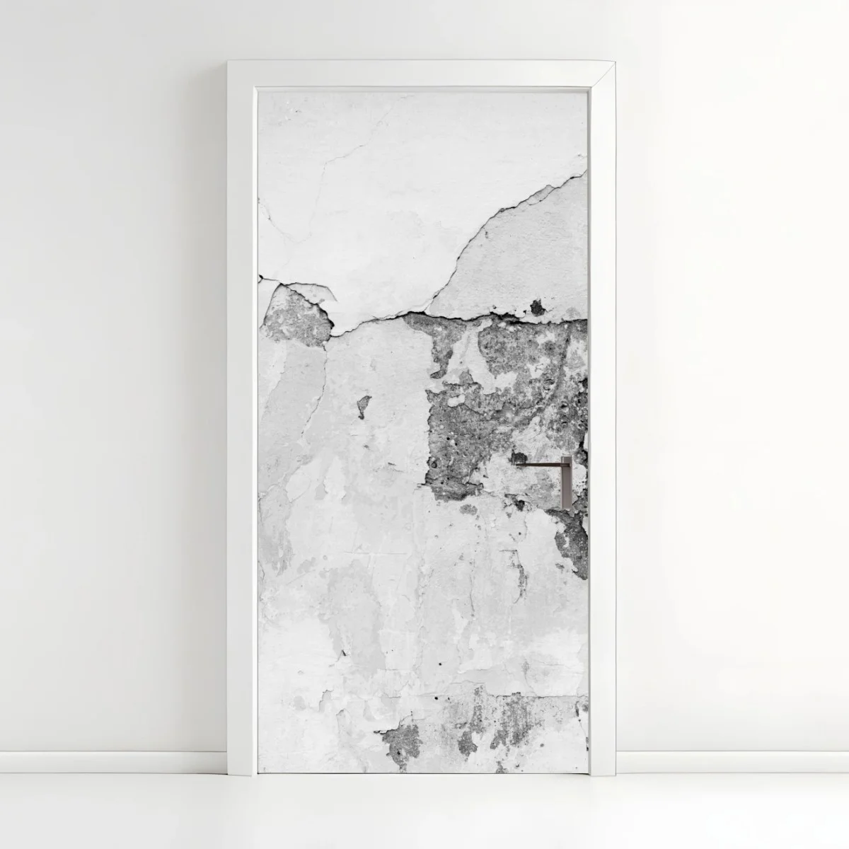 Pegatina para puerta textura de pared desgastada en blanco y negro – Pixers® Pegatina para puerta textura de pared desgastada en blanco y negro – Pixers®