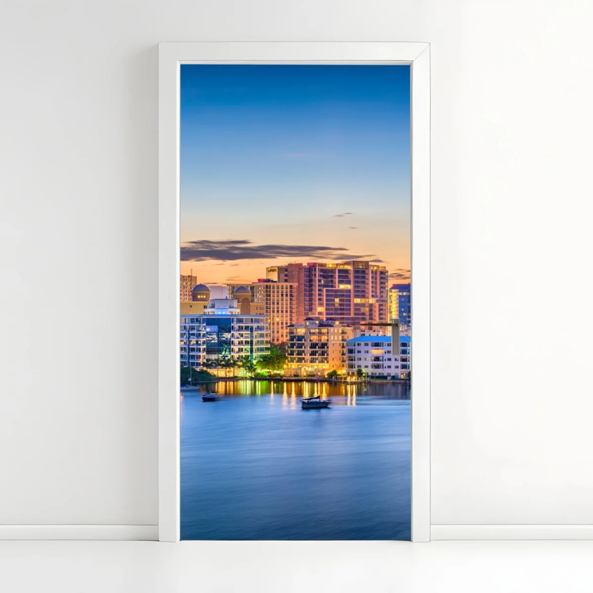 Pegatina para puerta amanecer sobre la bahía de Sarasota – Pixers® Pegatina para puerta amanecer sobre la bahía de Sarasota – Pixers®