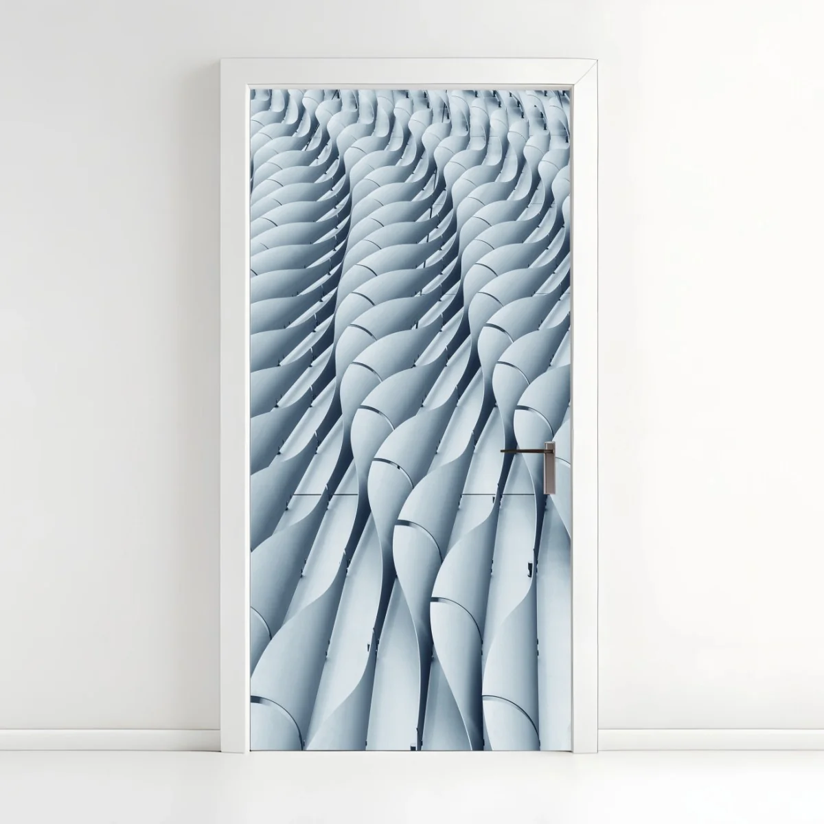 Pegatina para puerta fachada ondulada minimalista de formas geométricas – Pixers® Pegatina para puerta fachada ondulada minimalista de formas geométricas – Pixers®