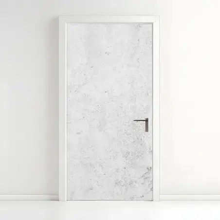 Pegatina para puerta textura de hormigón gris minimalista para decoración – Pixers®