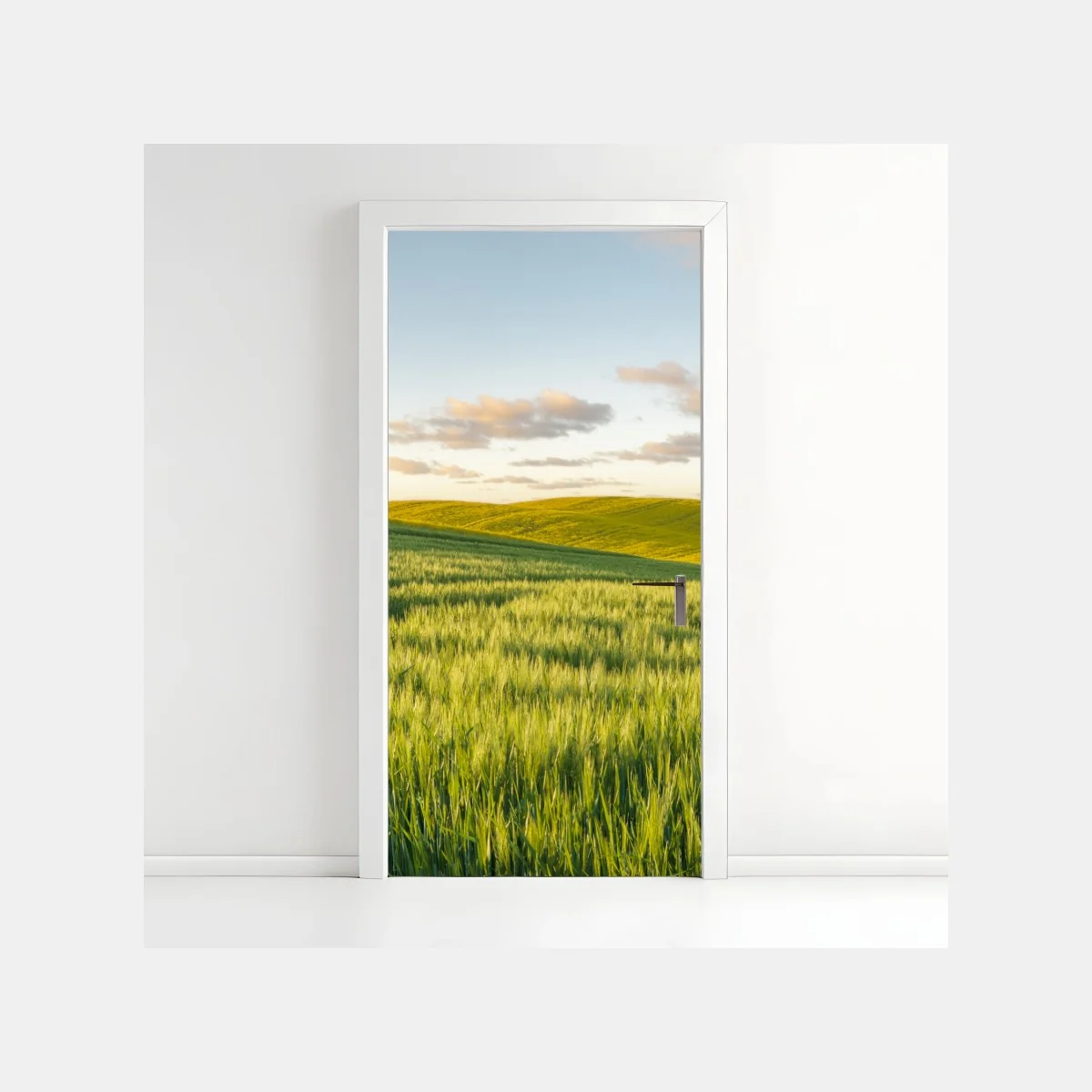 Pegatina para puerta panorama de campo primaveral en colinas verdes – Pixers® Pegatina para puerta panorama de campo primaveral en colinas verdes – Pixers®