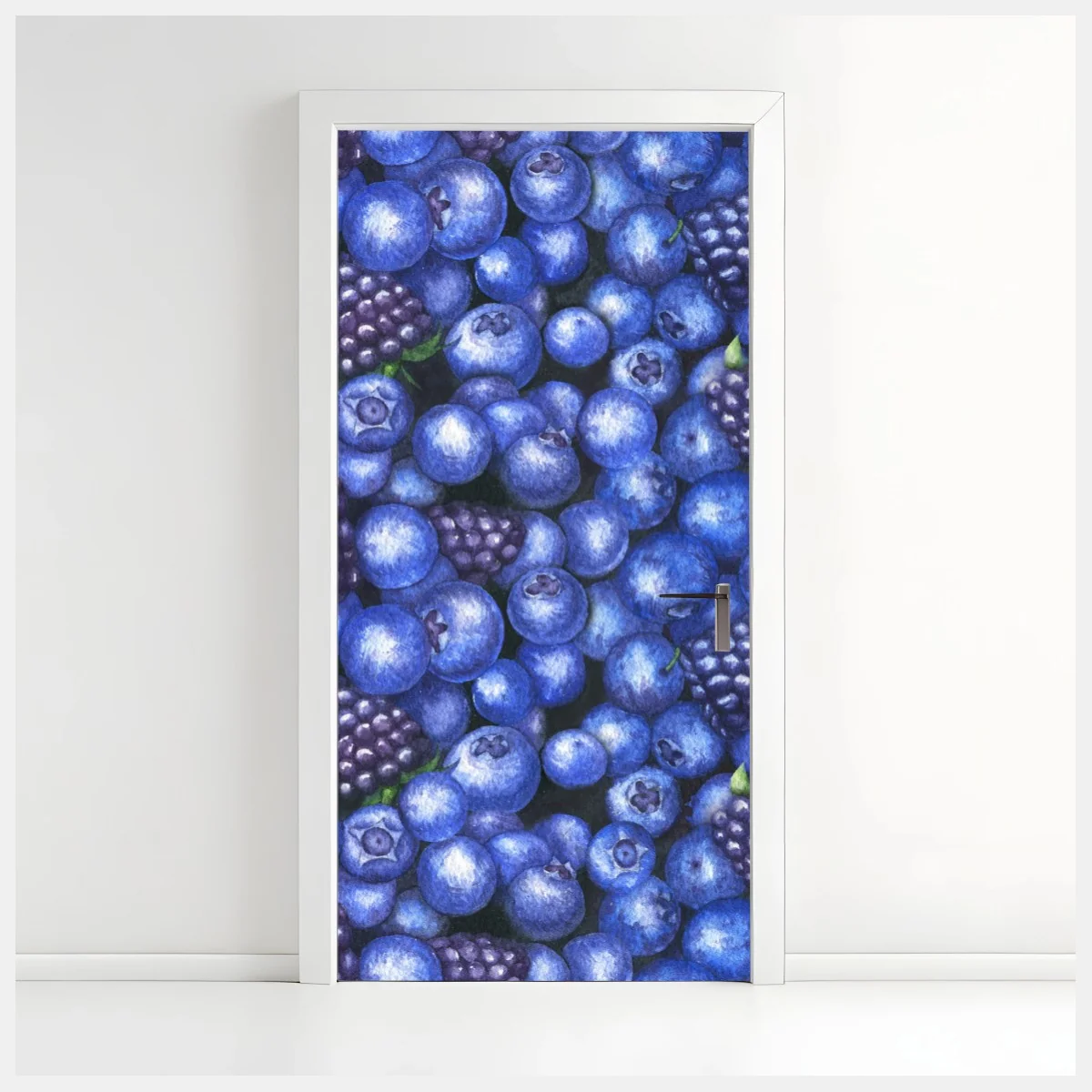 Pegatina para puerta estampado de arándanos y moras para decoración – Pixers® Pegatina para puerta estampado de arándanos y moras para decoración – Pixers®
